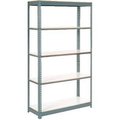 Global Equipment Extra Heavy Duty Shelving 48Wx18Dx84H 5 Shelves 1500 lbs. Cap. Per Shelf GRY 717513